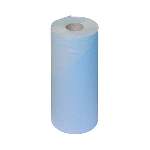 2Work 2-Ply Hygiene Roll 20 Inch Blue (Pack of 12) KF03807