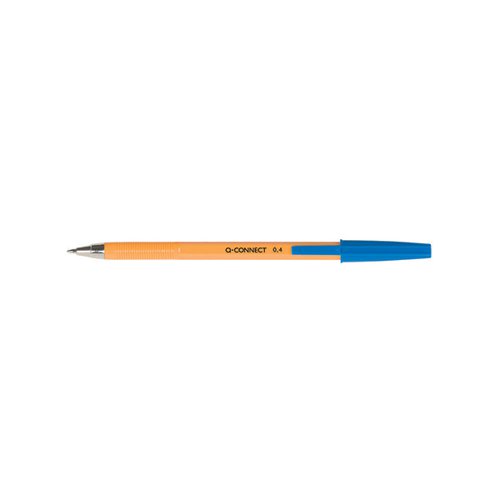 Q-Connect Ballpoint Pen Fine Blue (Pack of 20) KF34047