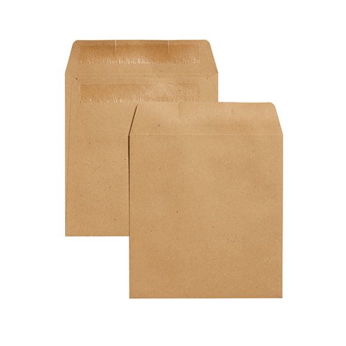 Q-Connect Envelope Wage 108x102mm Plain Self Seal 90gsm Manilla (Pack of 1000) KF3420