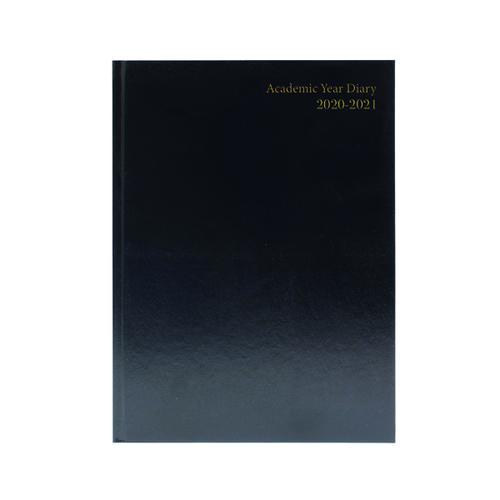 Academic Diary Week to View A4 Black 2020-21 KF3A4ABK20