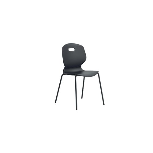Titan Arc Four Leg Classroom Chair Size 5 Anthracite KF77789