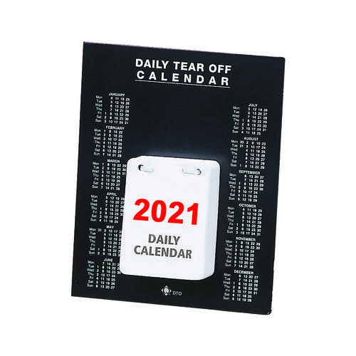 Daily Desk Calendar Tear Off 150 x 185mm 2021 KFDTO21
