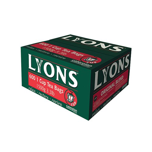 Lyons Green Label Tea Bags (Pack of 600) LB0001