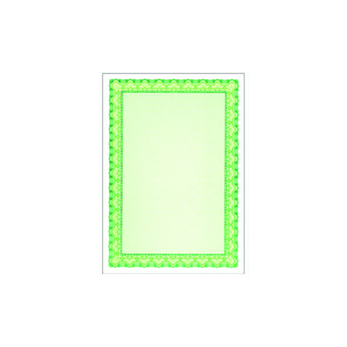Decadry A4 Shell Emerald Green C Certificate Paper 115gsm (Pack of 25) OSD4054