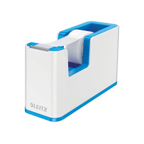 Leitz WOW Tape Dispenser Dual Colour White/Blue 53641036