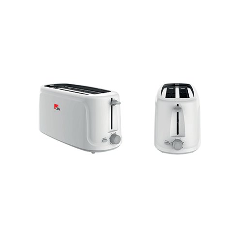 MyCafe White 4 Slice Toaster (Reheat defrost and cancel buttons) EV3005