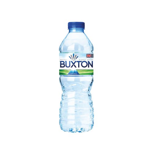 Buxton Still Mineral Water 50cl Plastic Bottles (Pack of 24) 12020200