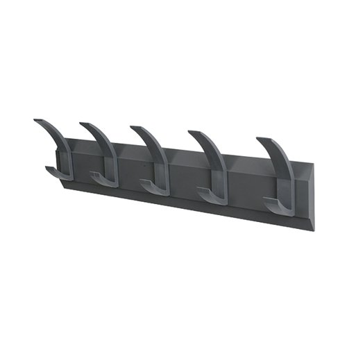 Acorn Wall Mounted Coat Rack With 5 Hooks (Width: 610mm mounting hardware included) 319875