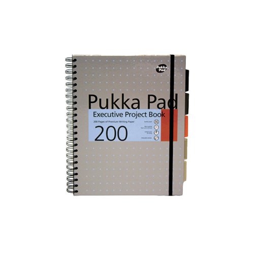 A5 Project Book Notebook Wirebound Notepad Ruled with 4 Dividers 200 Pages  Pad