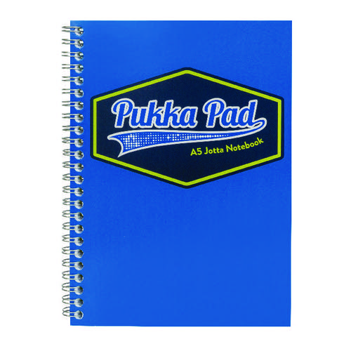 A5 Black Stripes Jotta Notebook 200 Pages Wirobound Jotter Pad Office New JP021 