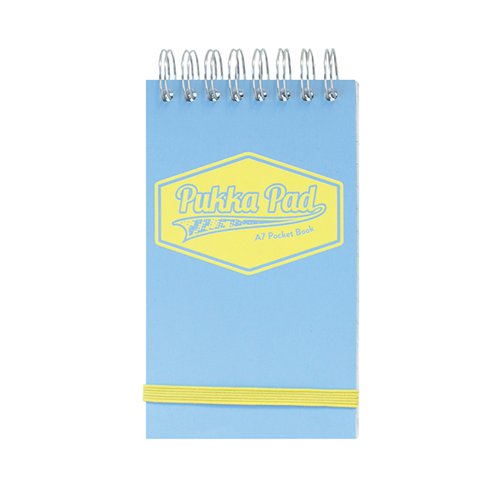 Pukka A7 Pastel Pocket Book Blue/Pink/Mint PK6