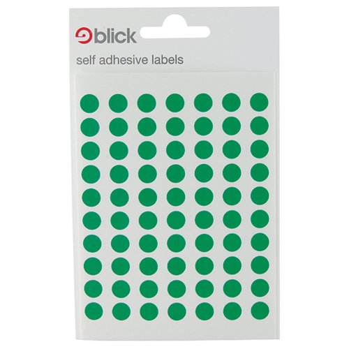 8mm Black Dot Stickers Self Adhesive Small Colour Coding - 10 Packs Co