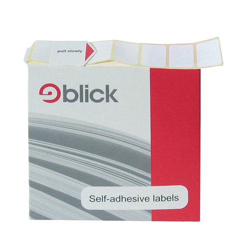 Blick Labels in Dispensers 24x37mm White (Pack of 640) RS008750