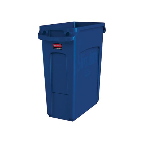 Rubbermaid Slim Jim Container Recycling 60 Litre Blue 1971257