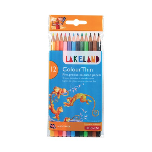 Derwent Lakeland Colouring Pencil Assorted (Pack of 12) 700077