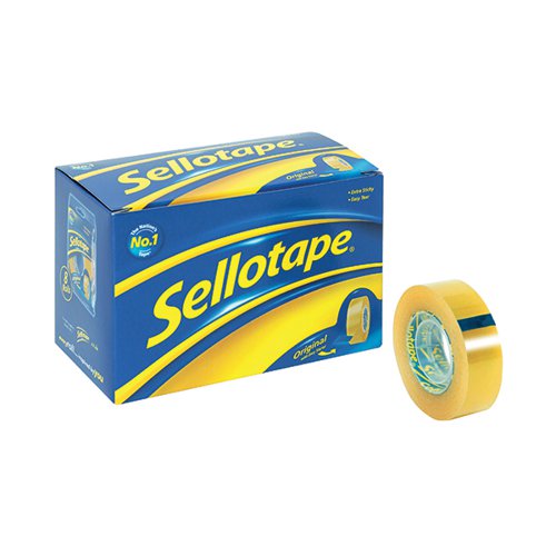 Sellotape 18mmx33m Golden Tape (Pack of 8) 1443251