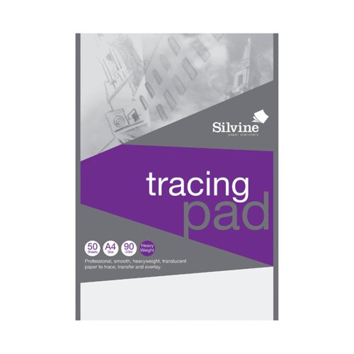 Silvine Professional Tracing Pad 50 Sheets A4 A4TPR