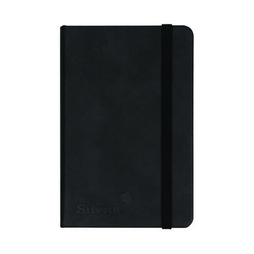 Silvine Executive Notebook 160 Pages A6 Black 196BK