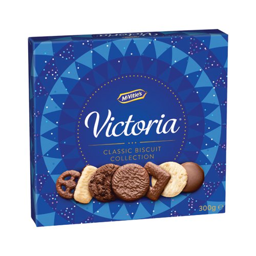 McVities Victoria Carton 300g (Assortment of milk dark and white chocolate) 28780