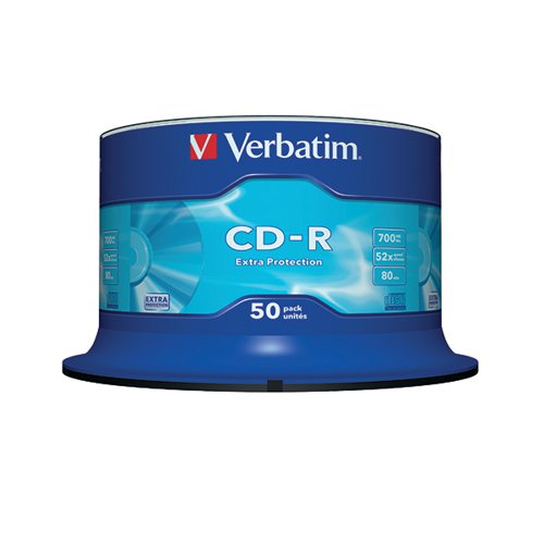 Verbatim CDR Extra Protection 700MB Spindle of 50