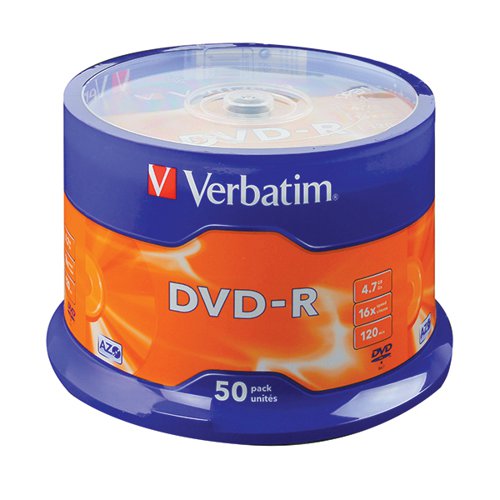 Verbatim DVD-R Non Printable Spindle of 50