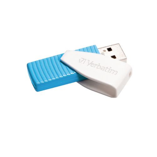 Verbatim Store n Go Swivel USB 2.0 Drive 8GB Blue 49812 Verbatim Store n Go Swivel USB 2.0 Drive 8GB Blue 49812