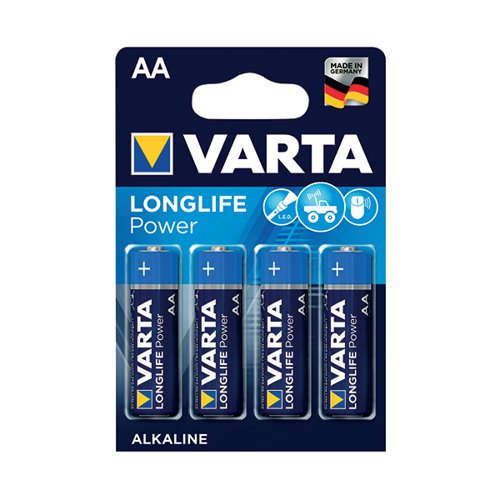 Varta AA High Energy Battery Alkaline (Pack of 4) 4906620414