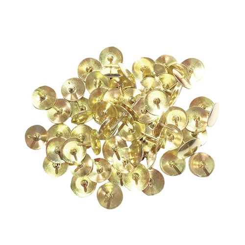 ValueX Drawing Pins Brassed 9.5mm (Pack 100)