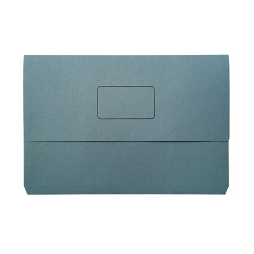 Document Wallet 220gsm Foolscap Blue (Pack of 50) 45913KIN02