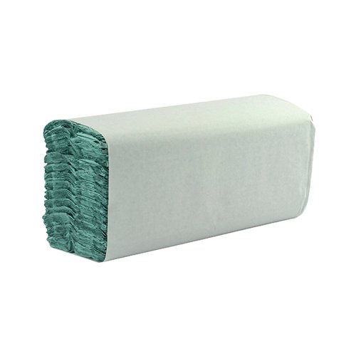 1-Ply Green C-Fold Hand Towels (Pack of 2856) WX43094