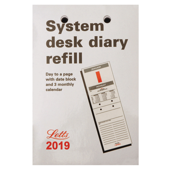 Letts System Desk Refill 2019 5-TSDR Letts System Desk Refill 2019 5-TSDR