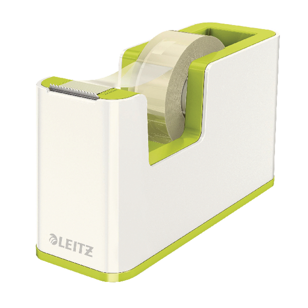 Leitz WOW Tape Dispenser White/Green 53641064 Leitz WOW Tape Dispenser White/Green 53641064