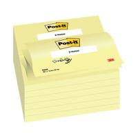 Post-it Z Notes 76x127mm Canary Yellow Pack of 12 R350Y
