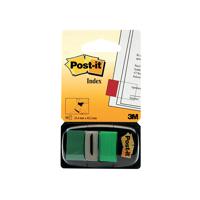 3M Post-it Index Tab 25mm Green 680-3 12 Packs of 50