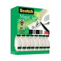 Scotch Magic Tape 810 Tower 19mm x 33m (Pack of 24) XA004815701