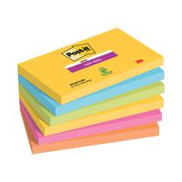 Post-it Notes Super Sticky 76 x 127mm Rio 70-0052-5132-0 Pack of 6