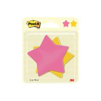 Post-it Notes Star Shape 75 Sheet 70.5 x 70.5mm (Pack of 2) 7100236274