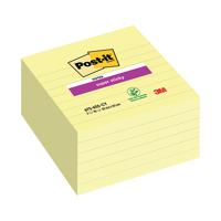 POSTIT NOTES YLW LINED 101X101 P6