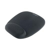 Kensington Foam Mouse Pad with Integral Wrist Rest Black 62384