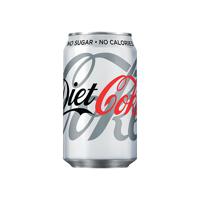 Diet Coca-Cola Soft Drink 330ml Can (Pack of 24) 100224