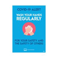 AVERY WASH HANDS LABEL A4 PK2