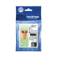 Brother LC3217 Value Pack CMYK Ink Cartridge LC3217VAL