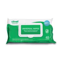 CLINELL UNIVERSAL WIPES PK40 CW40