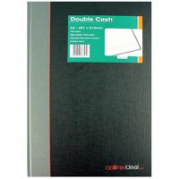 Collins Ideal A4 Book Double Cash 192 Pages (Double cashed ruling fully case bound) 6424