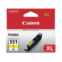 Canon CLI-551XLY Inkjet Cartridge High Yield Yellow 6446B001