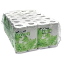 Maxima Green Toilet Roll White 200 Sheet Pk 48 KMAX200