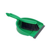 Dustpan and Brush Set Green 8011/G