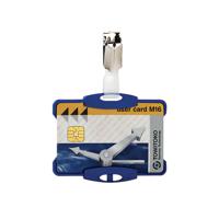 Durable Security Pass Holder Pk 25 Blue 8118/06