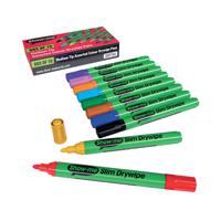 Show-me Drywipe Marker Medium Tip Assorted (Pack of 10) SDP10A