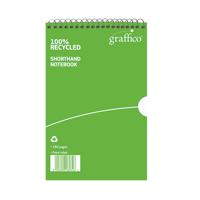 Graffico Recycled Reporter Notebook Ruled 160 Pages 203 x 127mm 9100037